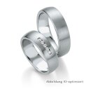 Eheringe Platin mit Brillant