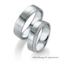 Eheringe Platin mit Brillant