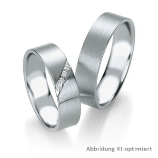 Eheringe Platin mit Brillant