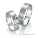 Eheringe Platin mit Brillant