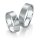 Eheringe Platin mit Brillant