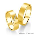 Eheringe Gelbgold mit Brillant