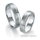 Eheringe Platin mit Brillant