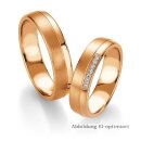 Eheringe Rotgold mit Brillant