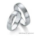 Eheringe Platin mit Brillant