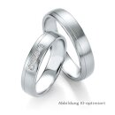 Eheringe Weißgold mit Brillant