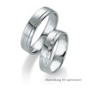 Eheringe Platin mit Brillant