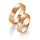 Eheringe Rotgold mit Brillant