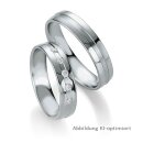 Eheringe Platin mit Brillant