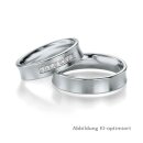 Eheringe Palladium mit Brillant