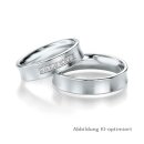 Eheringe Weißgold mit Brillant