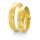 Eheringe einfarbig Gelbgold mit Brillant