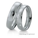 Eheringe Platin mit Brillant