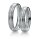 Eheringe Platin mit Brillant
