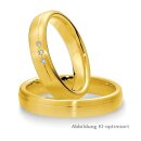 Eheringe Gelbgold mit Brillant