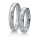 Eheringe Platin mit Brillant