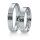 Eheringe Palladium mit Brillant