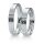 Eheringe Platin mit Brillant