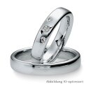 Eheringe Platin mit Brillant