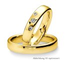 Eheringe Gelbgold mit Brillant
