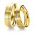 Trauringe mehrfarbig Weißgold/Gelbgold mit Diamant