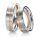 Trauringe mehrfarbig Weißgold/Rotgold mit Diamant