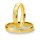 Trauringe einfarbig Gelbgold mit Brillant