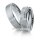 Eheringe einfarbig Platin mit Brillant