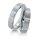 Eheringe einfarbig Platin mit Diamant