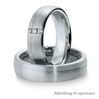Trauringe Platin Brillant
