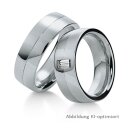 Trauringe Platin Brillant