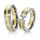 Trauringe bicolor Gelbgold/Weißgold Diamant