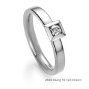 Verlobungsring Weißgold Solitär Diamant...