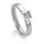 Verlobungsring Weißgold Solitär Diamant quadratische Form Glanz