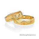Eheringe Gelbgold mit Brillant