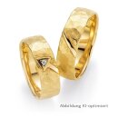 Eheringe Gelbgold mit Brillant
