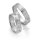 Eheringe Silber mit Brillant