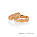Eheringe Rotgold mit Brillant