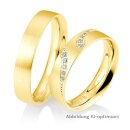 Eheringe Gelbgold mit Brillant