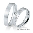Eheringe Platin mit Brillant