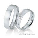 Eheringe Platin mit Brillant