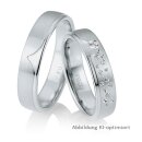 Eheringe Palladium mit Brillant