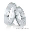 Eheringe Platin mit Brillant
