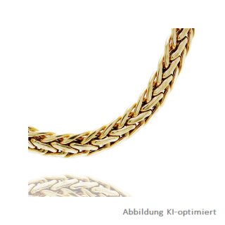 Fantasiecollier, 585 Gelbgold, Länge 42cm