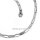 Collier mit Brillantschliff, 925 Sterling Silber 5mm 45cm