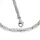 Collier mit Brillantschliff, 925 Sterling Silber 5mm 45cm