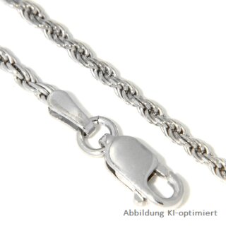 Kordelkette echt Silber 925 Glanz