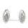 Ohrstecker mit Zirkonia, 925 Sterling Silber rhodiniert
