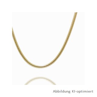 Schlangenkette 333 Gelbgold, 55cm, schwere Ausführung
