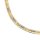 Collier Halskette 585 Gelbgold/Weißgold, mattiert/poliert, 40cm